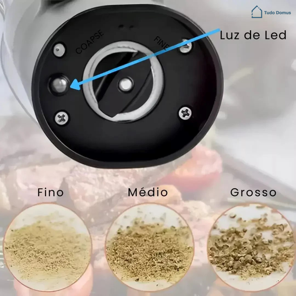 Moedor Eletrico ElectroGrind Pro™ - Tempere como chef. Sem esforço nenhum