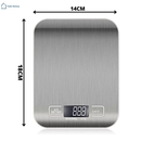 Balança ControleFit™ Inox - Alta precisão para quem leva dieta a sério