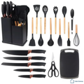 Kit 19 Utensílios Premium em Silicone com Tábua – EssenzaCook™ [30% OFF]