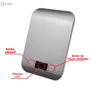 Balança ControleFit™ Inox - Alta precisão para quem leva dieta a sério
