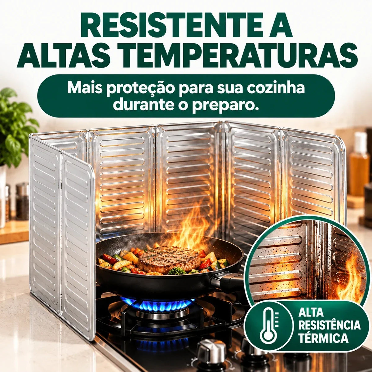 Protetor Anti-Respingos para Fogão Dobrável | Oferta Imperdível + Frete Grátis🔥