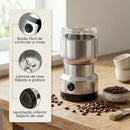 DomusGrind Pro – Moedor Elétrico Multifuncional em Aço Inox