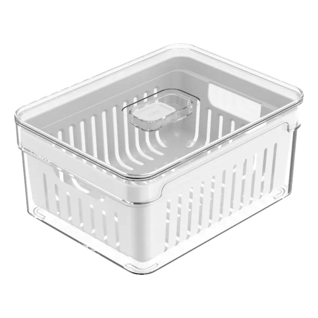 FreshBox Pro™ - Organizador 2,2 Litros de Geladeira Acrílico