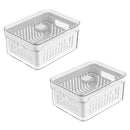 FreshBox Pro™ - Organizador 2,2 Litros de Geladeira Acrílico