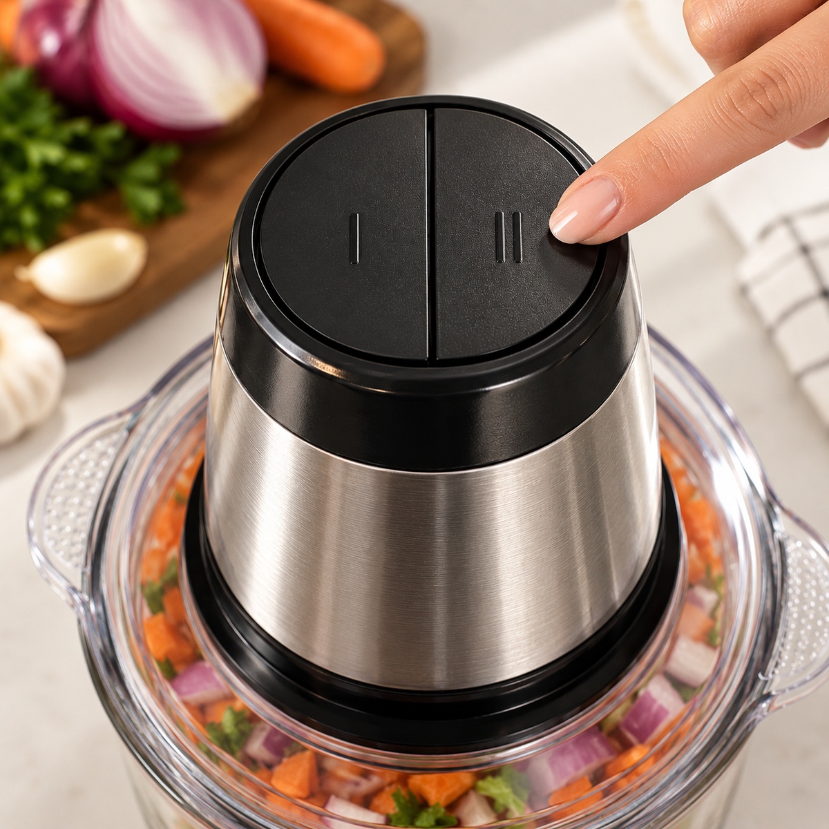 Processador Elétrico de Alimentos — DomusMix Pro