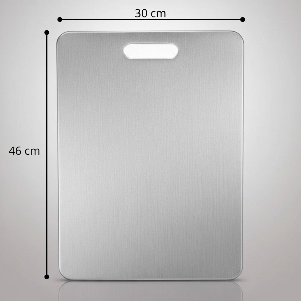 DomusCut Pro 304 - Tábua Inox Antibacteriana | O Novo Padrão da Cozinha Moderna