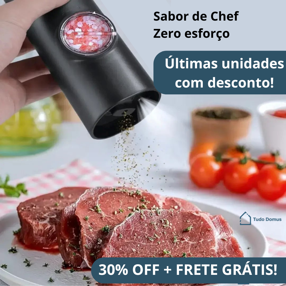 Moedor Eletrico ElectroGrind Pro™ - Tempere como chef. Sem esforço nenhum