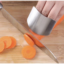 Evite Cortes ao Fatiar – Protetor de Dedos Inox com 55% OFF