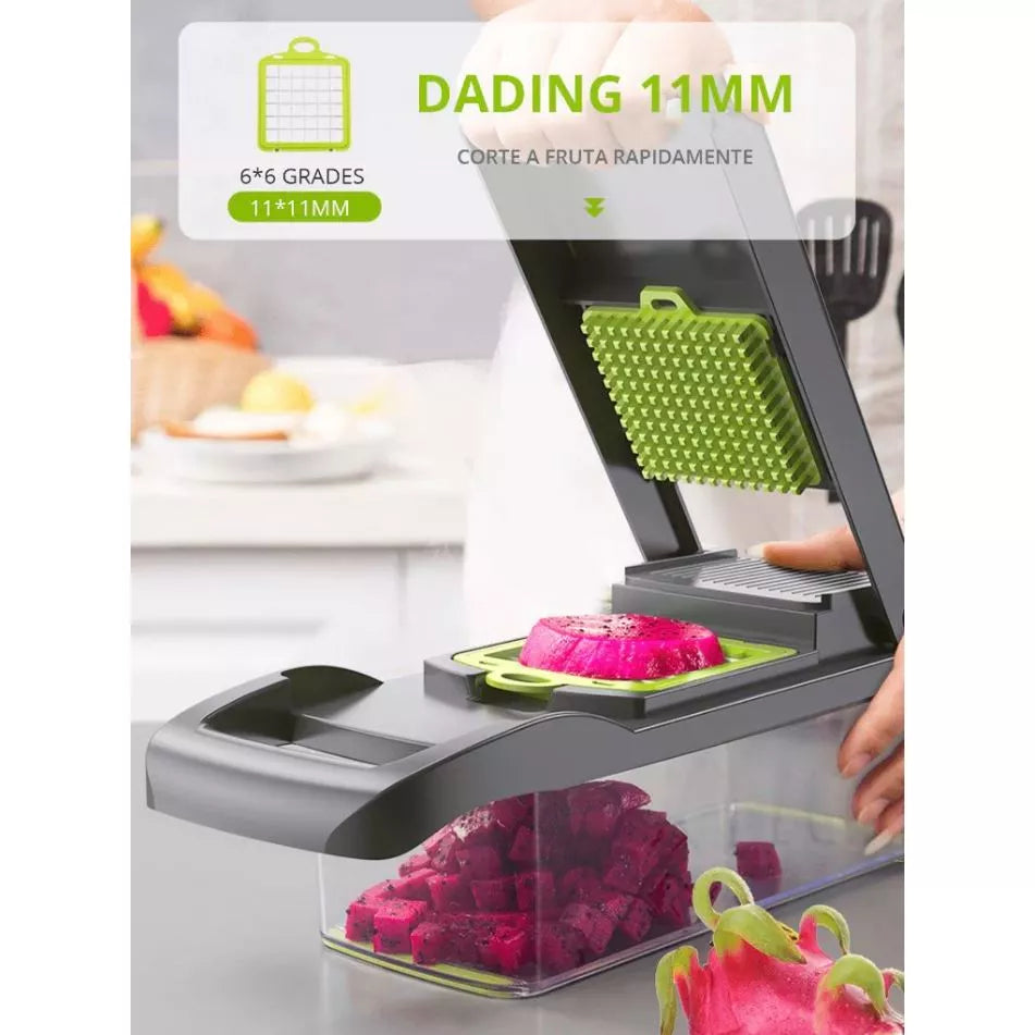 CulinareCut™️ – Cortador Multifuncional Gourmet 16 em 1 para Cozinha