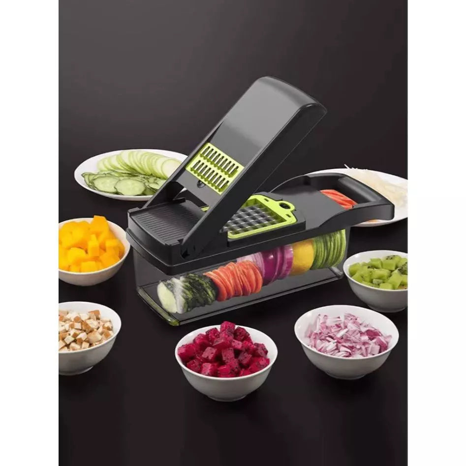 CulinareCut™️ – Cortador Multifuncional Gourmet 16 em 1 para Cozinha