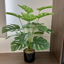 18 Folhas Costela De Adão Artificial Buquê 70 Cm