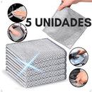 Kit 5 Panos De Limpeza De Lavagem De Aço