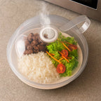 Tampa De Microondas Com Válvula Alça de Plástico Para Alimentos