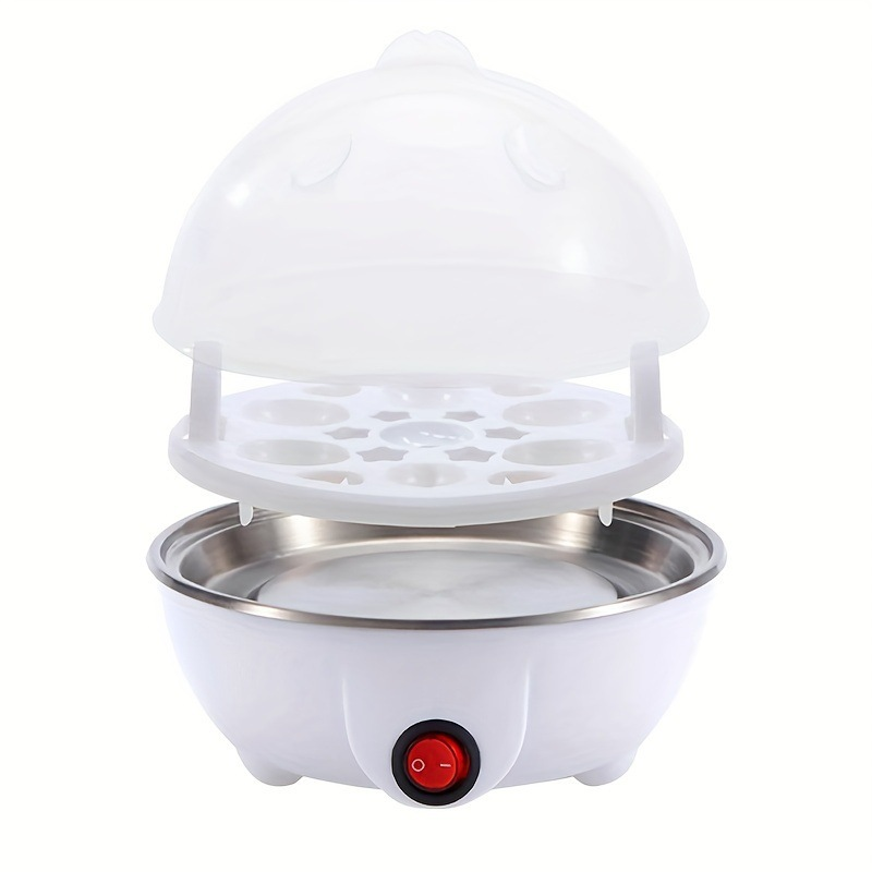 Cozedor de Ovos Elétrico Portátil Cozinha à Vapor 110V/220V Cores disponíveis （Branco Azul Rosa Amarelo）