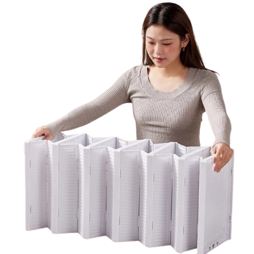 Caixa De Sapato Dobrável Armazenamento Transparentes
