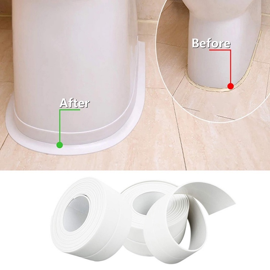 1/2/3/4 Fita Selante De Pvc À Prova D 'Água Para Cozinha / Banheiro / Banheira