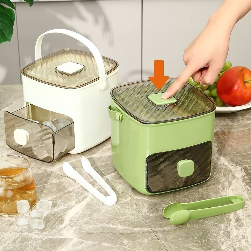 Dispenser de Gelo 48 Cubos com Gaveta